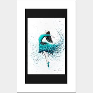 Turquoise Ocean Dancer Posters and Art